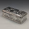 1896 British antique sterling silver box 160g George Nathan